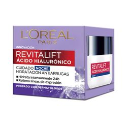 Crema Facial L'Oréal Paris Revitalift Ácido Hialurónico Noche x 50 ml