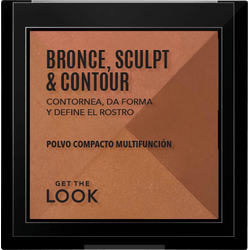 Polvo Compacto Multifunción Get The Look Bronce, Sculpt & Contour x 9 g