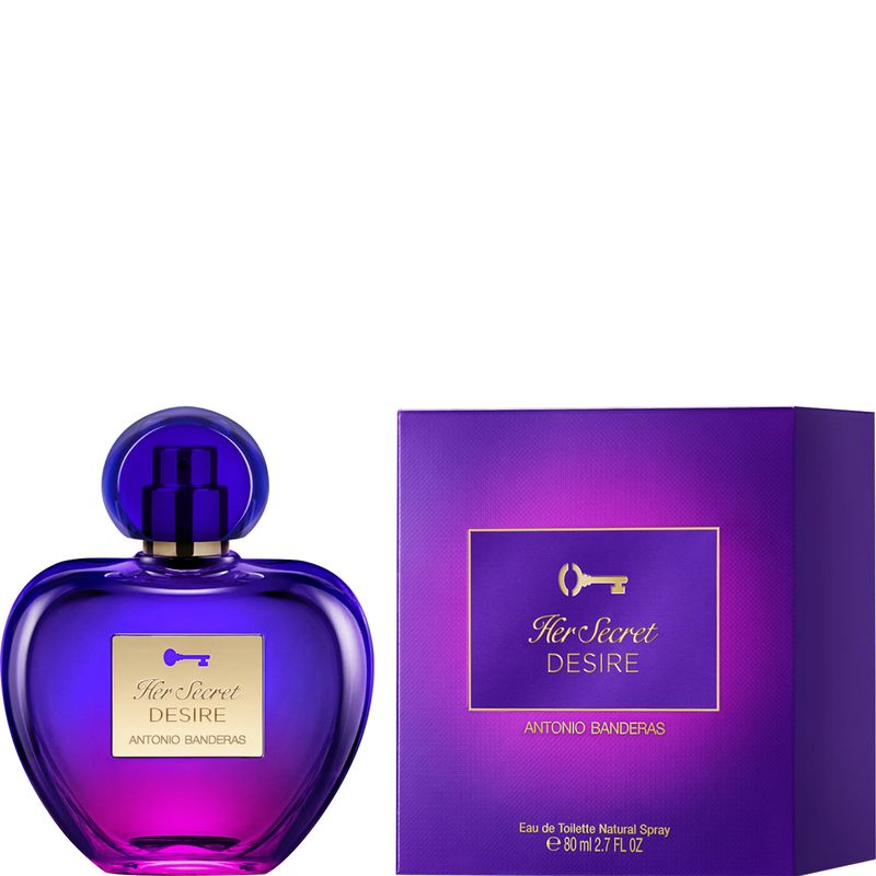 Her Secret Desire by Antonio Banderas for women Eau De Toilette Spray 80 ml