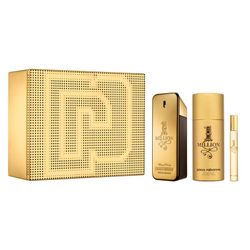 Estuche Rabanne One Million Eau de Toilette x 100 ml + Desodorante x 150 ml + Ts x 10 ml