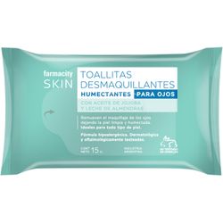 Toallitas Desmaquillantes Farmacity Skin Humectantes x 15 un