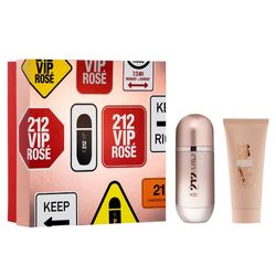 Estuche Carolina Herrera 212 Vip Rosé Woman Eau de Parfum x 50 ml + Body Lotion x 75 ml