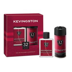 Pack Kevingston 32 Rojo Eau de Cologne x 100 ml + Desodorante x 160 ml