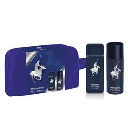 Estuche Wellington Polo Club Eau de Parfum Blue x 90 ml + Desodorante + Neceser