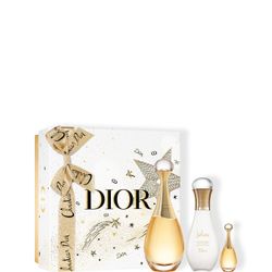 Cofre Dior J'adore Eau de Parfum x 100 ml + Body Milk x 75 ml + J'adore Eau de Parfum x 5 ml