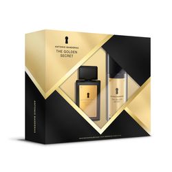 Set Banderas The Golden Secret EDT x 100 ml + Deo x 150 ml