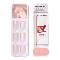 Uñas Postizas Press on imPRESS Color Point Pink