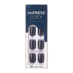 Uñas Postizas Press on imPRESS Color Graytitude