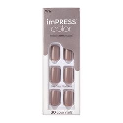 Uñas Postizas Press on imPRESS Color Taupe Prize