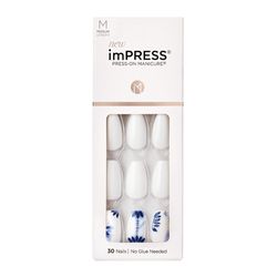 Uñas Postizas Press on imPRESS Medium Coffin Tye Dye
