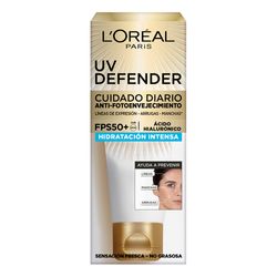 Protector Solar L'Oréal Paris UV Defender Fps50+ Hidratación Intensa x 40 g