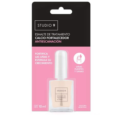 Tratamiento para uñas Studio 9 Efecto Gel extra brillo x 10 Ml