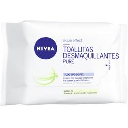 Toallitas Desmaquillantes Nivea Pure x 25 un