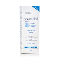 Crema Facial Dermaglós Contorno de Ojos Hidratación Díaria Fps 25 x 15 g