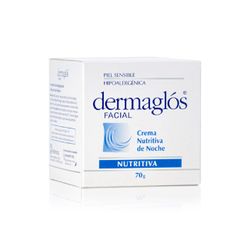 Crema Facial Dermaglós Nutritiva de Noche x 70 g