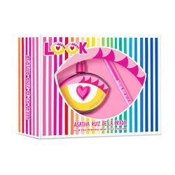 Set Agatha Ruiz de la Prada Look EDT x 80 ml + Eye Stamp + Eye Liner