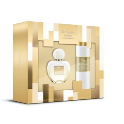 Estuche Banderas EDT Her Golden Secret + Deo x 80 ml