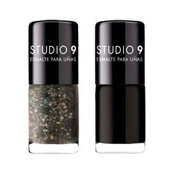 Set de Esmaltes de Uñas Studio 9 Dark Night