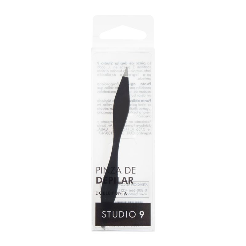 pinza-para-depilar-studio-9-doble-punta-negra