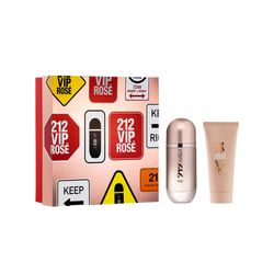 Set Carolina Herrera 212 Vip Rosé EDT x 80 ml + Loción Corporal x 100 ml