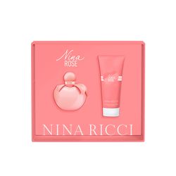 Set Nina Ricci Rose EDT x 80 ml + Loción Corporal x 100 ml