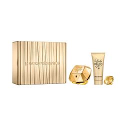 Set Rabanne Lady Million Fabulous EDP x 80 ml + Loción Corporal x 100 ml + EDP x 5 ml