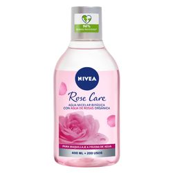 Agua Micelar Bifásica Nivea Rose Care x 400 ml