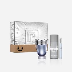 Set Rabanne Invictus EDT x 100 ml + EDT x 10 ml + Desodorante x 150 ml