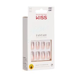 Uñas Postizas Glue On Kiss Gel Fantasy Fanciful