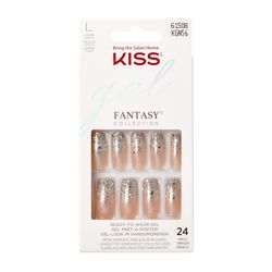 Uñas Postizas Glue On Kiss Gel Fantasy Madison