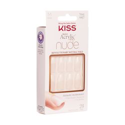 Uñas Postizas Glue On Kiss Nude French Leilaini Long