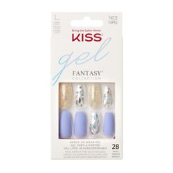 Uñas Postizas Glue On Kiss Glam Fantasy Nails Ultimate ilusión F53