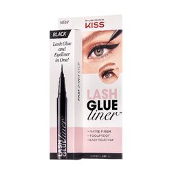 Delineador para Pestañas Adhesivo Kiss Postizas Black x 0,7 ml