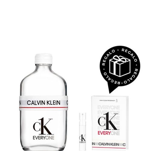 EDT Calvin Klein Everyone Unisex x 100 ml + EDT Calvin Klein Everyone Unisex x 1,2 ml Regalo por Compra