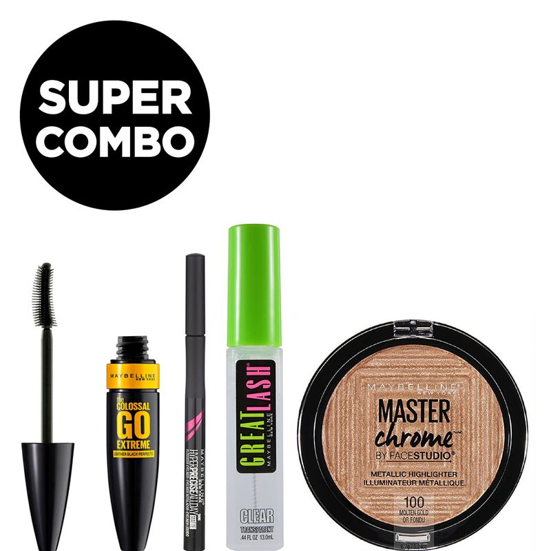 Kit Look Completo Maybelline Maquillaje