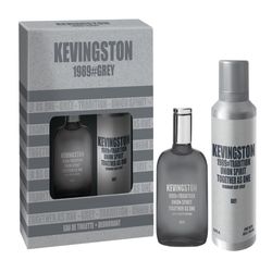 Estuche Kevingston EDT 1989 Grey x 60 ml + Desodorante x 160 ml