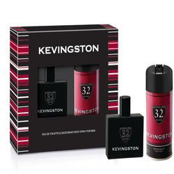 Estuche Kevingston EDT 32 x 50 g + Desodorante x 105 ml