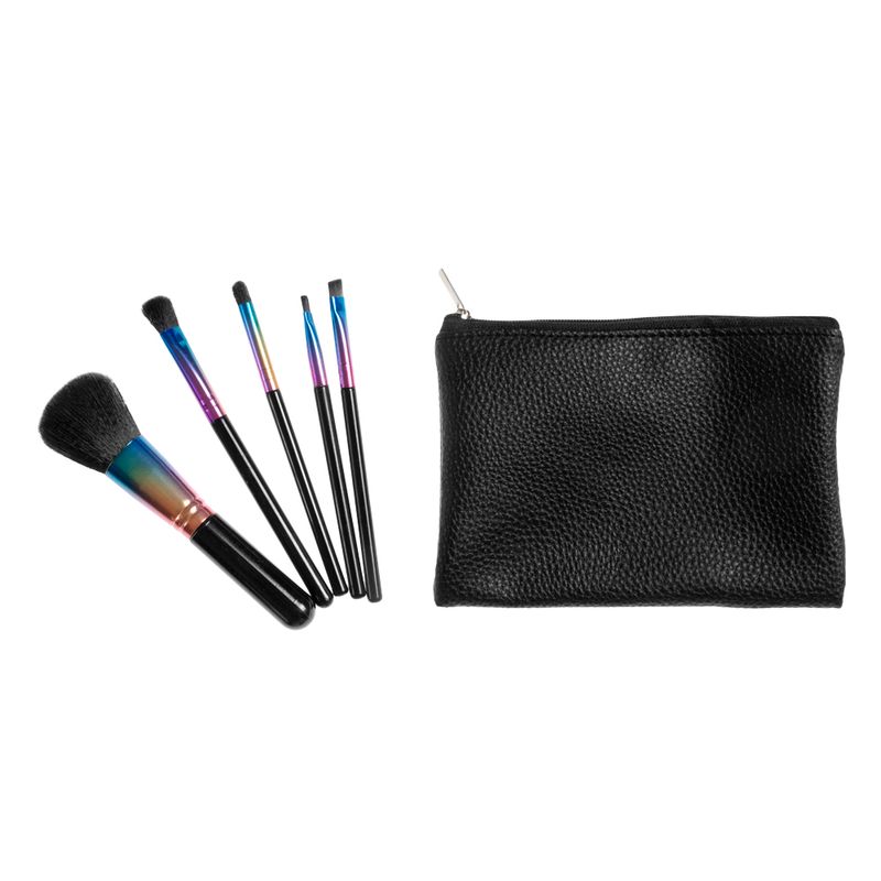 Set Brochas Maquillaje Get The Look con Estuche