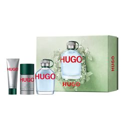 Set Hugo Boos Man EDT x 125 ml + Gel de Ducha x 50 ml + Deo x 150 ml