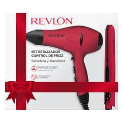 Secador + Planchita Revlon Profesional Essentials Red 5230RL2