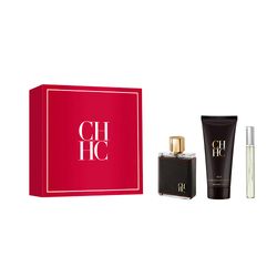 Estuche Carolina Herrera EDT CH Men x 100 ml + Aftershave 100 x ml + EDT CH Men x 10 ml