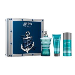 Set Jean Paul Gaultier EDT Le Male x 125 ml + Gel de Ducha x 75 ml + Desodoreante en Aerosol x 150 ml