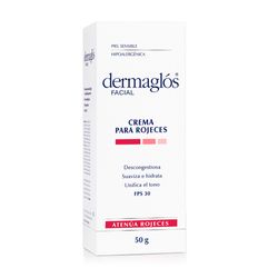 Crema Facial Dermaglós para Rojeces Fps 30 x 50 ml