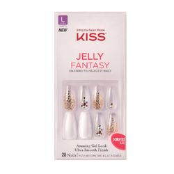 Uñas Postizas Glue On Kiss Jelly Fantasy Jelly Pop Long