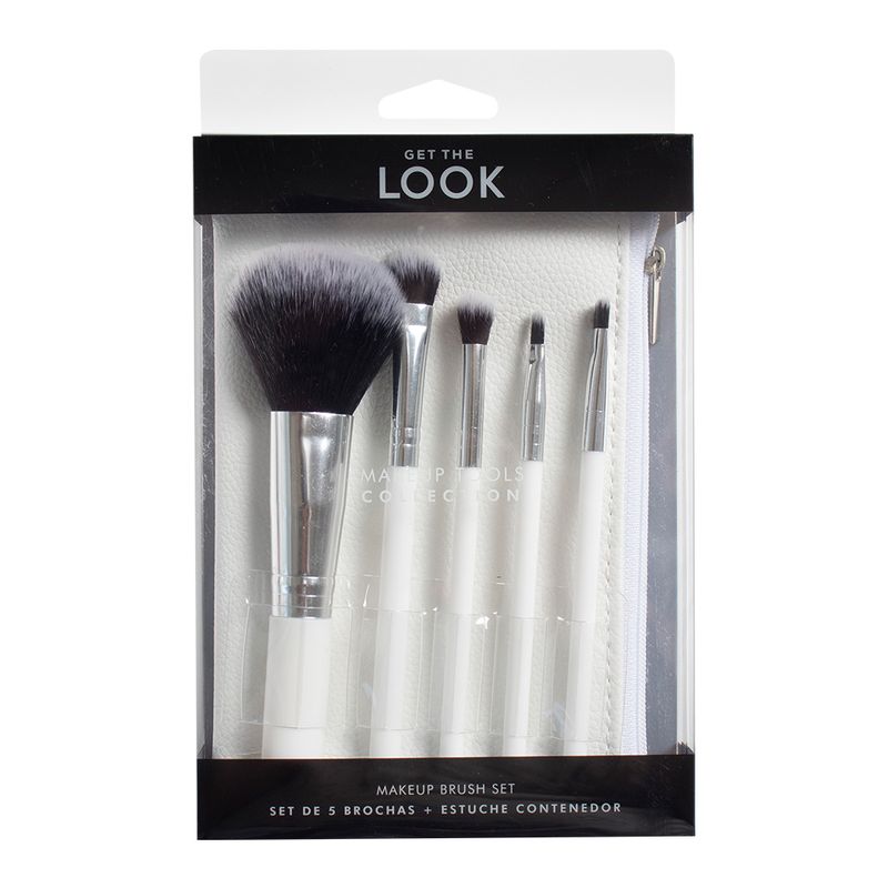 set-de-brocha-get-the-look-linea-blanca-plateada-x-5-un