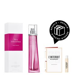 EDT Givenchy Very Irrésistible x 50 ml + Muestra EDT Givenchy L'interdit x 1 ml