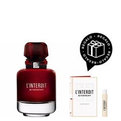 EDP Givenchy L'Interdit Rouge x 80 ml + Muestra EDT Givenchy L'interdit x 1 ml