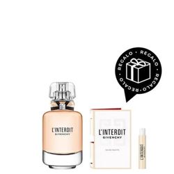 EDT Givenchy L'interdit x 80 ml + EDT Givenchy L'interdit x 1 ml de Regalo por Compra