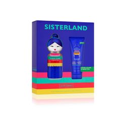 Estuche Benetton EDT Sisterland Blue Neroli x 80 ml + Deo x 150 ml