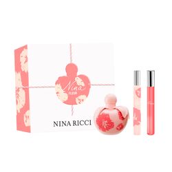 EDT Nina Ricci Fleur x 80 ml + Roll-On x 10 ml + EDT Nina x 10 ml